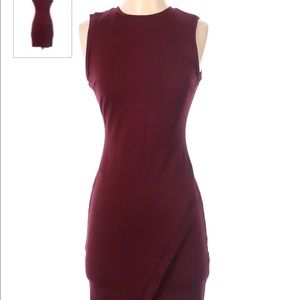 Olivia Grey - Small Maroon Dress